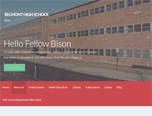 Tablet Screenshot of belmontbison.com